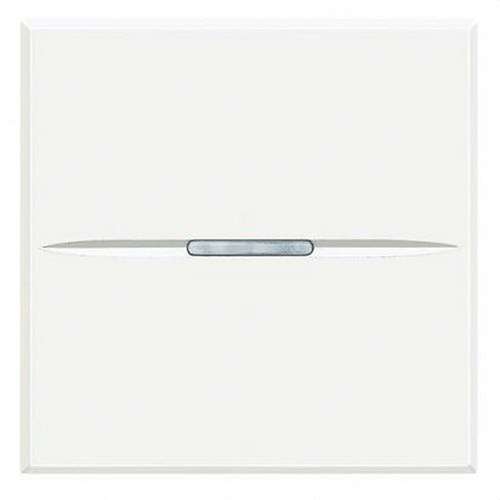 Buton axial iluminabil de 2 module alb Axolute cu referința HD4005M2AN de la marca BTICINO