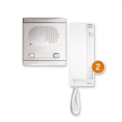 Kit interfon automat pentru 2 locuințe 4220/AL cu referința 11284220B de la marca GOLMAR
