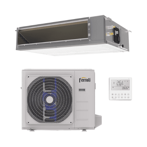 Aparat de aer condiționat duct cu wifi Ferroli Giada C 12,1 kW 42000 BTU cu referința 4B4970429 de la marca FERROLI