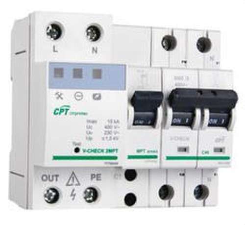 Protector împotriva supratensiunilor Cirprotec V-CHECK MPT 2MPT 40A cu referința 77706453 de la marca CIRPROTEC
