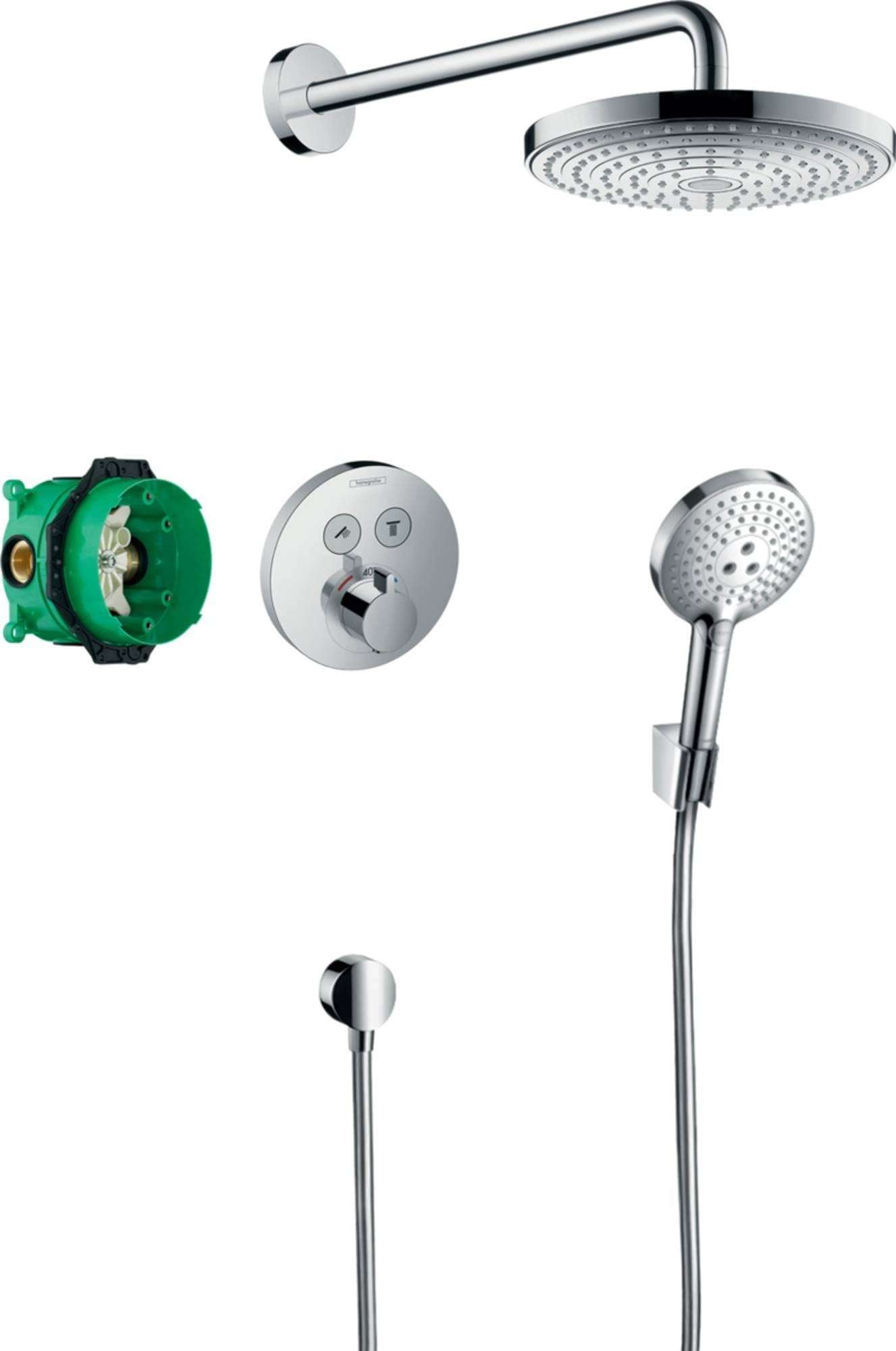 Set de duș termostatic încastrat Raindance Select S cu referința 27297000 de la marca HANSGROHE
