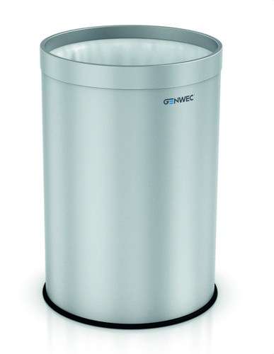Coș de gunoi de 9L fără capac inox satinat cu referința GW06 07 04 01 de la marca GENWEC