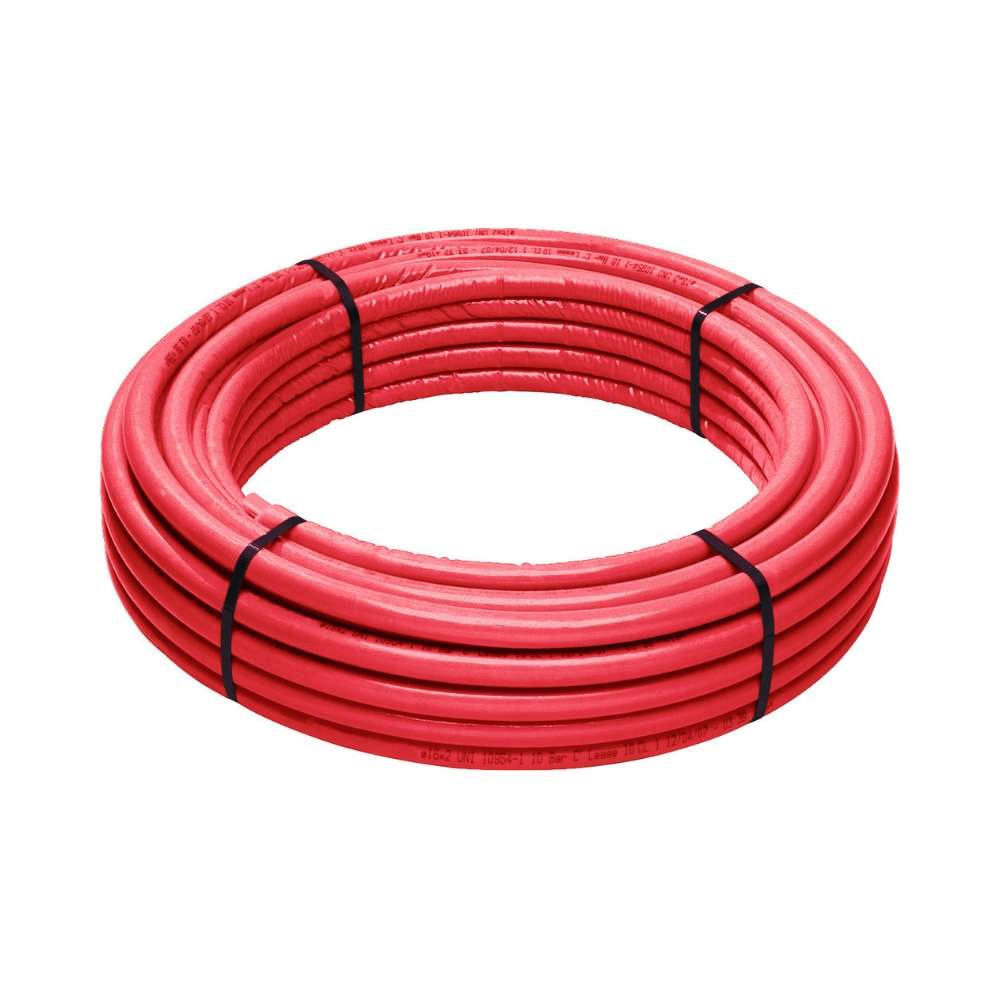 Țeavă preizolată multistrat 32x3,00 10 mm roșu - Rulou de 25 metri cu referința 110.32125 de la marca MULTICAPAS