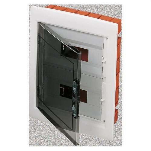 Tablou de distribuție încastrat cu ușă fumurie 24 module (12x2) cu referința GW40606 de la marca GEWISS
