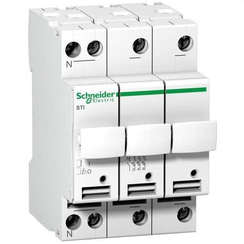 Suport siguranțe fuzibile STI 3P+N 400V cu referința A9N15657 de la marca SCHNEIDER ELECTRIC