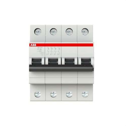 Întrerupător automat SH204-C20 4P 20A Curba C Curba C 6kA cu referința 2CDS214001R0204 de la marca ABB