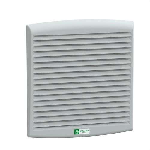 Ventilator cu grilaj de evacuare și filtru G2 300m3/h 230V IP54 ClimaSys cu referința NSYCVF300M230PF de la marca SCHNEIDER ELECTRIC