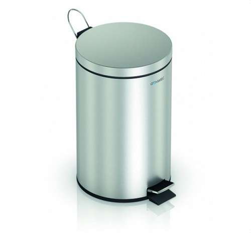 Coș de gunoi cu pedală de 5L inox satinat cu referința GW06 02 04 01 de la marca GENWEC