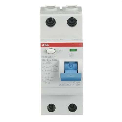 Diferential 2P 25A Clasa AC 30mA cu referința 2CSF202001R1250 de la marca ABB