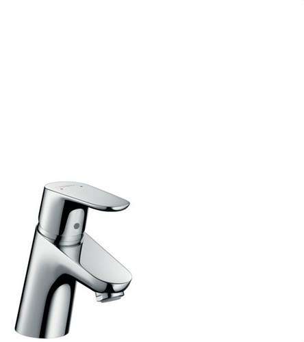 Robinet monocomandă pentru lavoar Focus 70 fără ventil Push-Open cromat cu referința 31733000 de la marca HANSGROHE