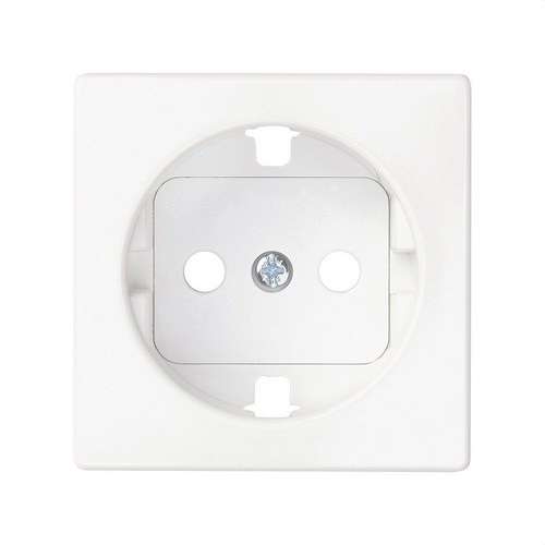 Capac cu dispozitiv de siguranță pentru priză schuko alb mat Simon 82 Concept cu referința 8200041-090 de la marca SIMON