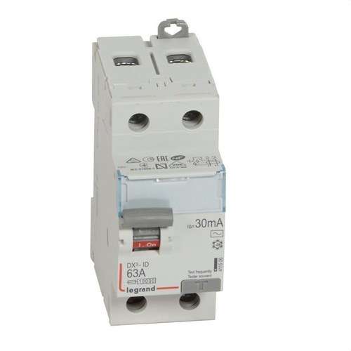 Diferențial DX3 2P 63A 30mA Clasa AC cu referința 411506 de la marca LEGRAND