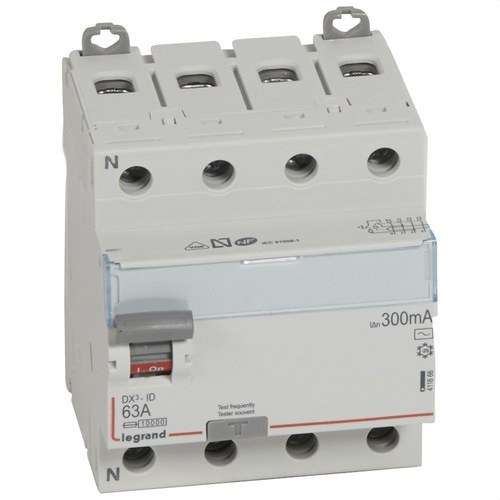 Diferențial DX3 4P 63A 300mA Clasa AC cu referința 411666 de la marca LEGRAND