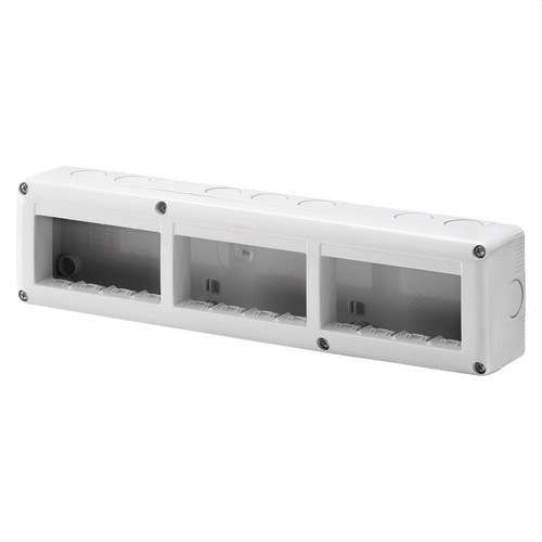 Cutie de suprafață pentru mecanisme SYSTEM 12 module cu referința GW27007 de la marca GEWISS