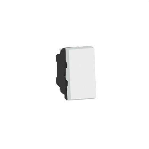 Întrerupător Legrand Mosaic EasyLed 1 modul 1 cale 10AX 250V alb cu referința 077000L de la marca LEGRAND