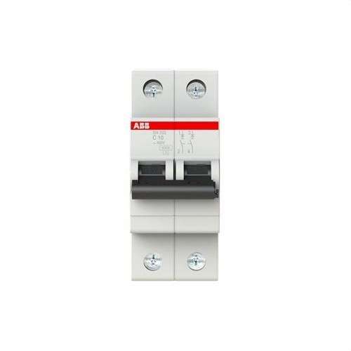 Magnetotermic SH202-C10 2P 10A Curbă C Curbă C 6kA cu referința 2CDS212001R0104 de la marca ABB