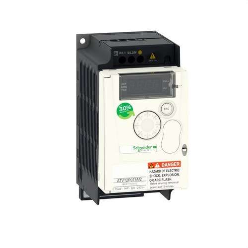Convertizor de frecvență ALTIVAR-12 0,75KW 240V 1PH cu referința ATV12P075M2 de la marca SCHNEIDER ELECTRIC