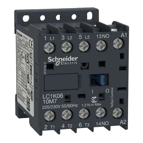 Minicontactor 6A 3P 220V AC 50-60HZ cu referința LC1K0610M7 de la marca SCHNEIDER ELECTRIC