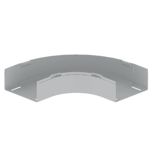 Cot curbă plană de 90º gri RAL7035 100x200 mm U23X cu referința 66230 de la marca UNEX