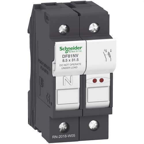 Suport siguranțe CU PILOT 1P+N 25A SIGURANȚĂ 8,5X31,5 cu referința DF81NV de la marca SCHNEIDER ELECTRIC