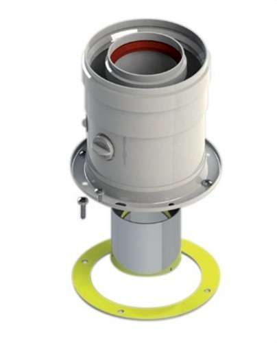 Evacuare coaxială verticală compatibilă cu Cointra 60/100 aluminiu alb cu referința 610CVUP1 de la marca FIG