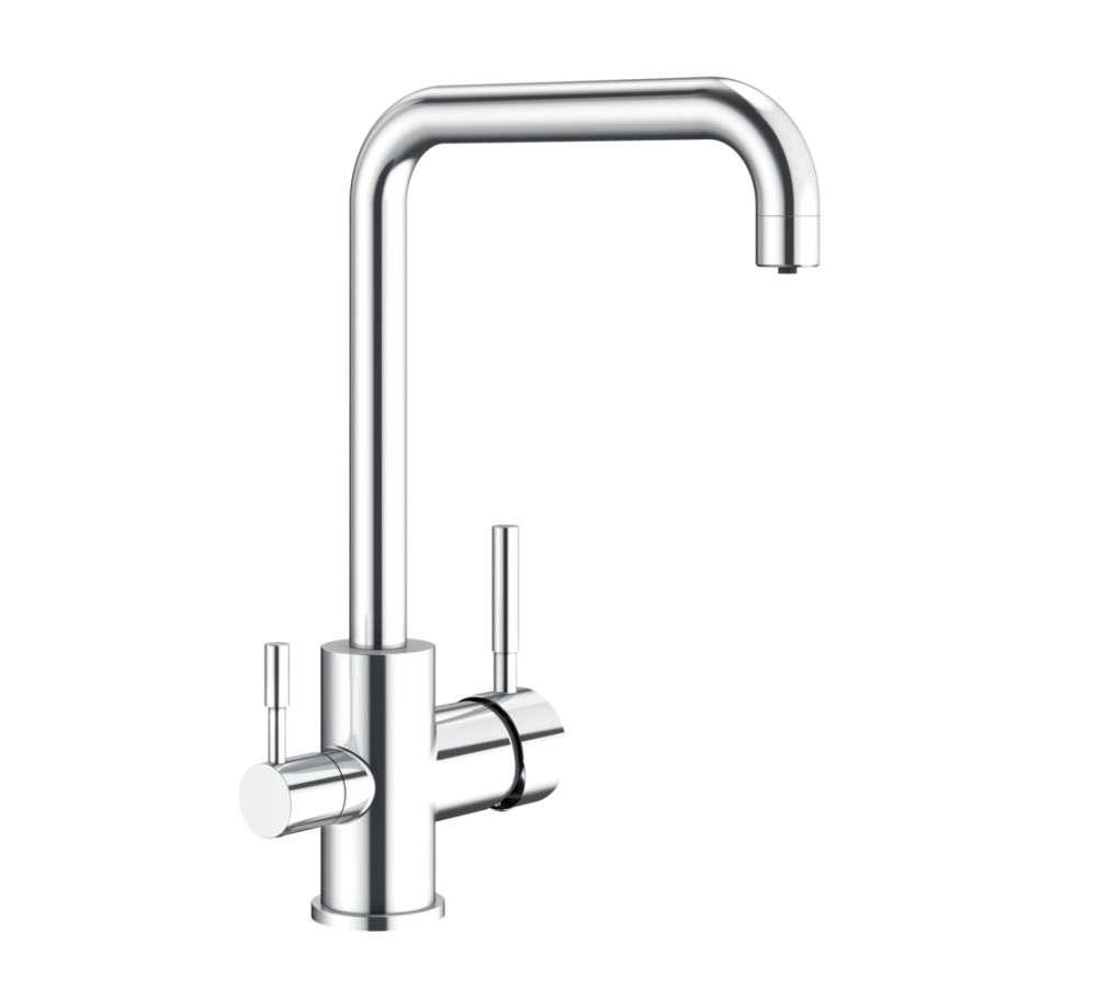 Robinet de bucătărie monocomandă cu 3 căi Genebre TAU crom cu referința 65702 18 45 66 de la marca GENEBRE