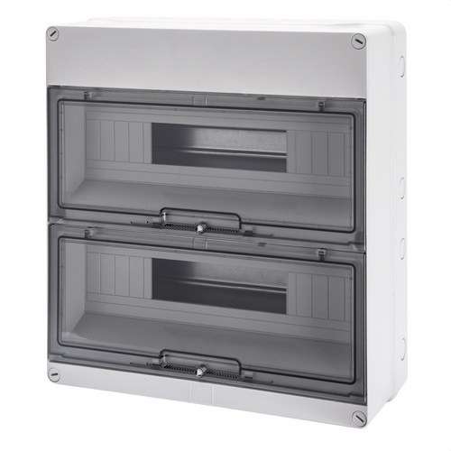 Cutie de distribuție de suprafață etanșă 36 module (18x2) cu referința GW40009 de la marca GEWISS