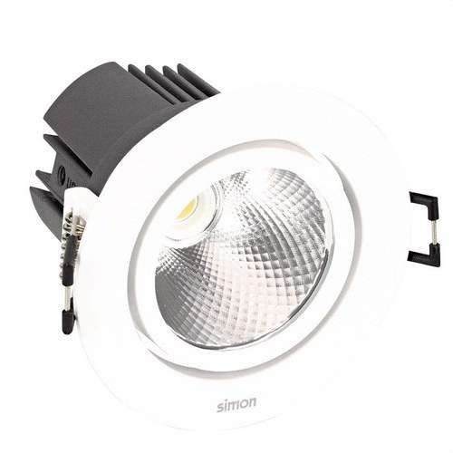 Downlight LED 703.23 Orientabil Rotund 3000K SPOT DALI alb cu referința 70323330-283 de la marca SIMON