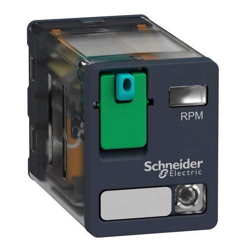 Releu de putere 15A 2 NA/NC CU LED 12V CC cu referința RPM22JD de la marca SCHNEIDER ELECTRIC