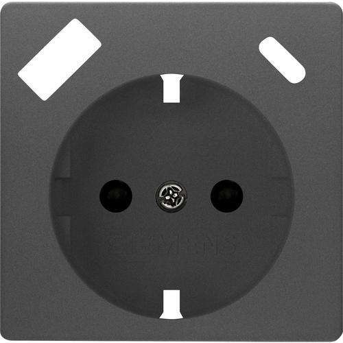 Capac priză schuko cu USB carbon metalizat Miro cu referința 5UH10725CM10 de la marca BJC