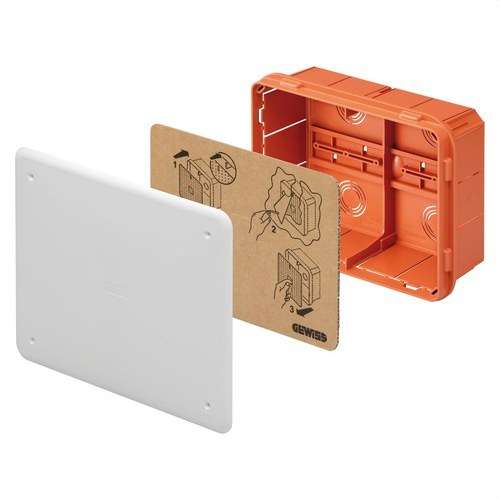 Cutie de derivare și conexiune cu șine DIN 48PT 196x152x75mm cu referința GW48006 de la marca GEWISS