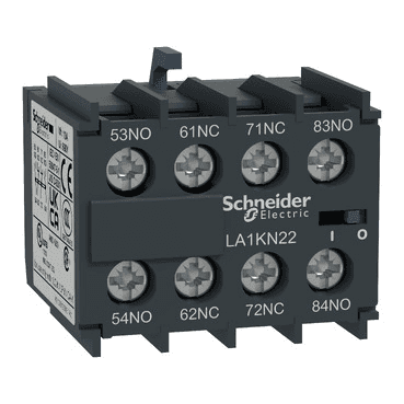 Bloc de Contact Auxiliar TeSys Kiliar TeSys K 2 NO + 2 NC cu referința LA1KN22 de la marca SCHNEIDER ELECTRIC