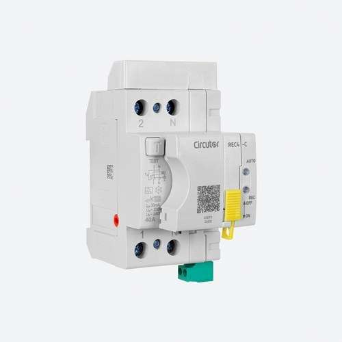 Întrerupător diferențial cu rearmare automată Circutor REC4-C 2P 63 30 cu referința P27A23. de la marca CIRCUTOR