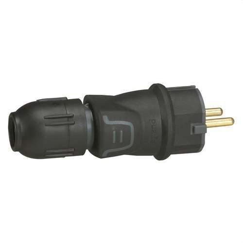 Ștecher 2P+T 16A CAUCIUC PRESĂ cu referința 050340 de la marca LEGRAND