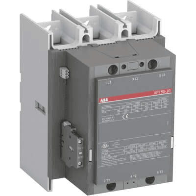 Contactor ABB AF750-30-11 AF cu 3 poli 3 NO 1 kA bobină 250 V 425 kW cu referința 1SFL637001R7011 de la marca ABB