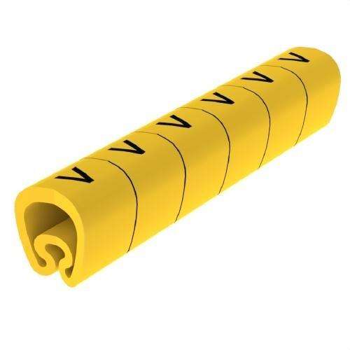 Marcatori predecupați galbeni Ø18 PVC plastifiat cu referința 1813-V de la marca UNEX