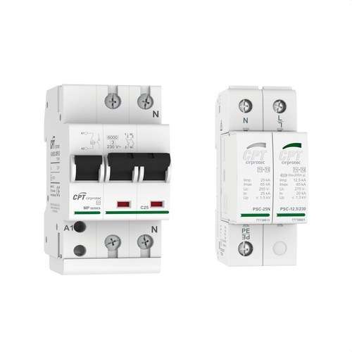 Set protector supratensiuni V-CHECK 4MP-40 + PSC4-12,5/400 TT cu referința 77706587 de la marca CIRPROTEC
