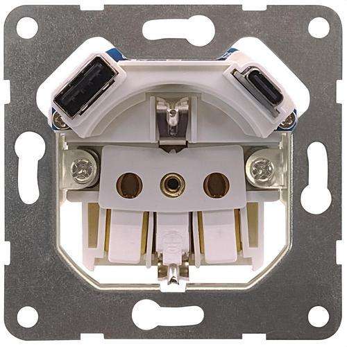 Priză Schuko cu încărcător USB tip C cu referința 18524-USBC de la marca BJC
