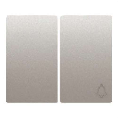 Dublu comutator buton sonerie aluminiu mercur Iris cu referința 18715-MA de la marca BJC