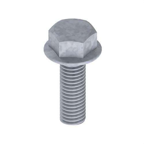 Șurub DIN 6921 M8x25 Unex din oțel galvanizat clasa 6 cu referința 60829-C6 de la marca UNEX