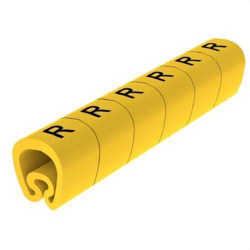 Semnalizatoare pre-tăiate galbene Ø8 PVC plastificate cu referința 1812-R de la marca UNEX