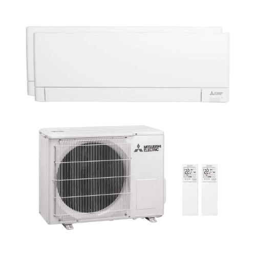 Aparat de aer condiționat 2x1 cu wifi și filtru PlasmaQuad+ Mitsubishi 3,5 kW 12000 BTU