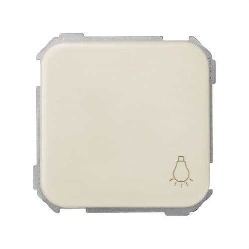 Buton cu gravură lumină și sistem de conectare rapidă fildeș Simon 31 cu referința 31651-31 de la marca SIMON