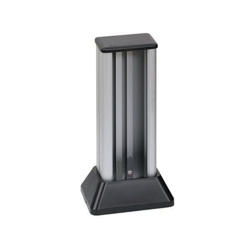 Minicoloană din aluminiu cu 2 fețe pentru 4 elemente pe față și ornamente grafit Simon 500 Cima cu referința 52550222-033 de la marca SIMON