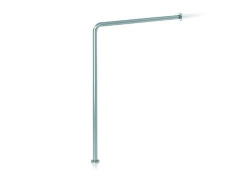 90º Wall to Floor Support Bar White Steel with reference GW11 14 03 00 from the brand GENWEC