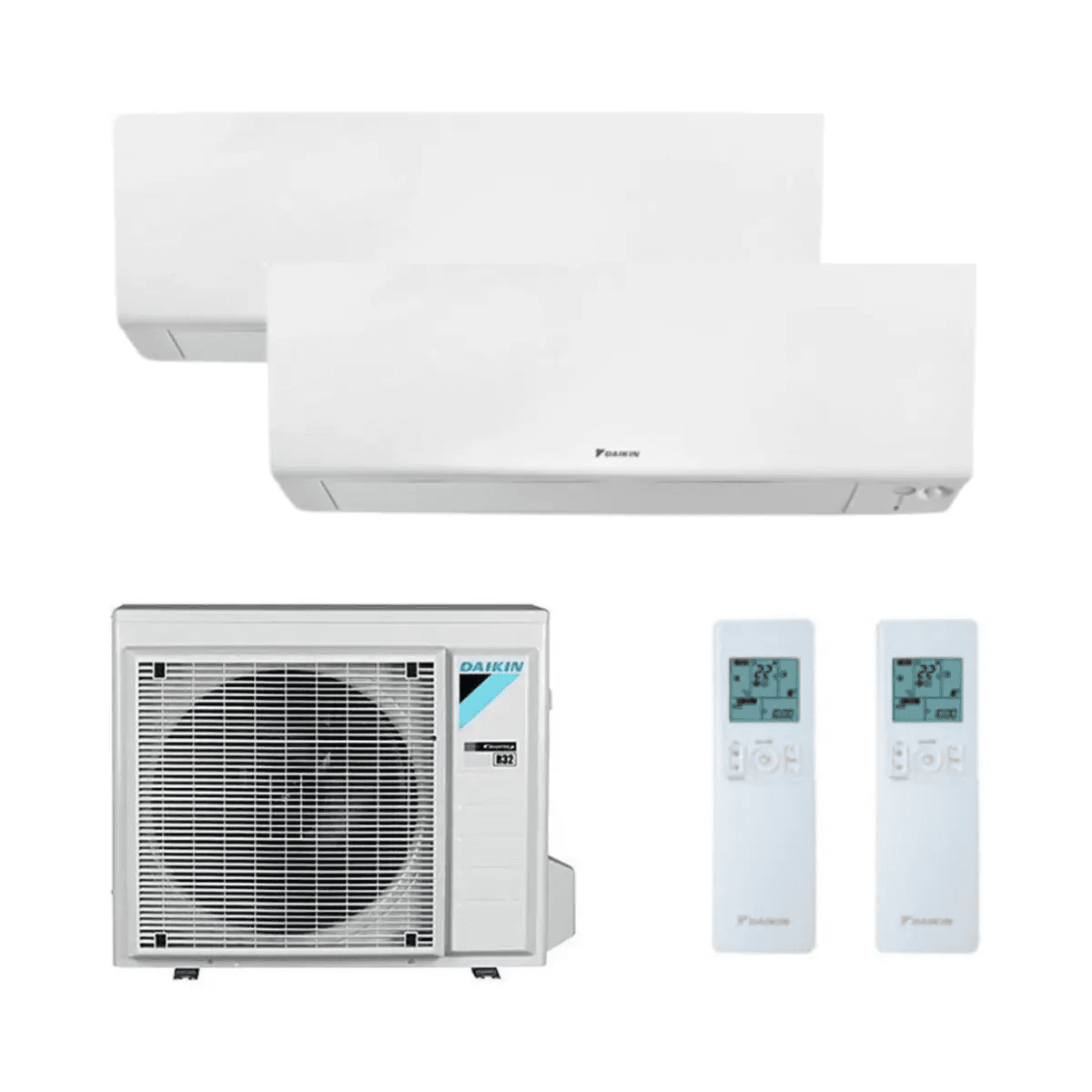 Aparat de aer condiționat 2x1 cu wifi Daikin Perfera 2,5 kW 9000 BTU cu referința KITDAIPER2MXM40A2525 de la marca DAIKIN
