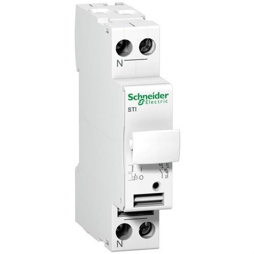 Insulated Fuse Holder Acti9 STI 1P+N 500V with reference A9N15646 from the brand SCHNEIDER ELECTRIC
