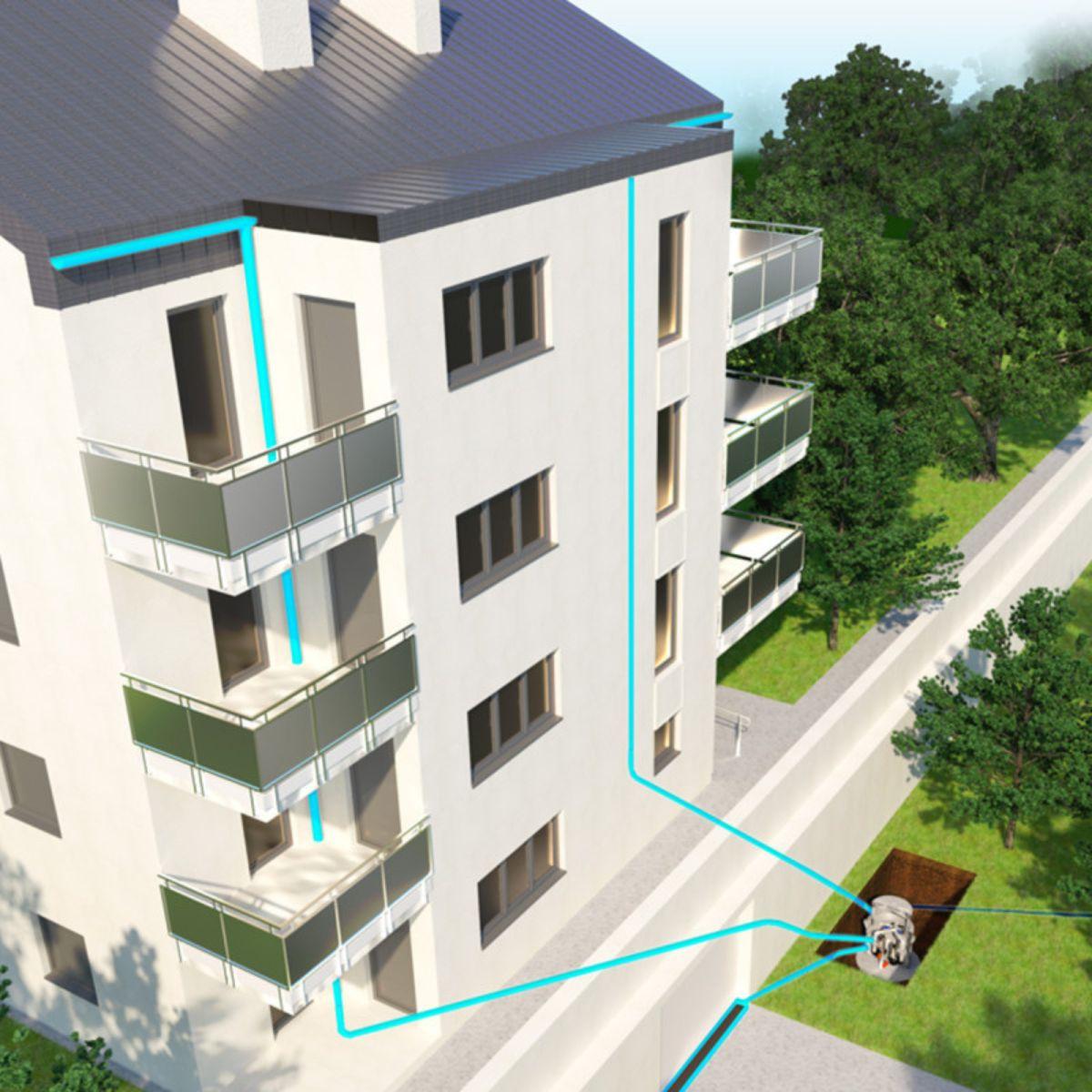 Stație de pompare SFA SANIFOS 610 2 SLD 700 S cu referința 009FOS610BM2B de la marca SFA SANITRIT