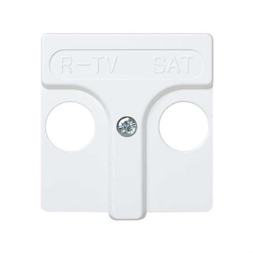 Placă pentru prize inductive R-TV+SAT alb Simon 27 Play cu referința 27097-34 de la marca SIMON