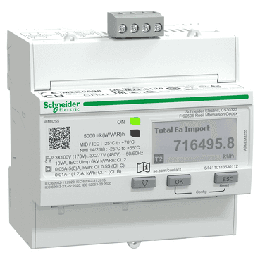 Contor de energie iem3255 x/5a c.0,5s modbus MID cu referința A9MEM3255 de la marca SCHNEIDER ELECTRIC